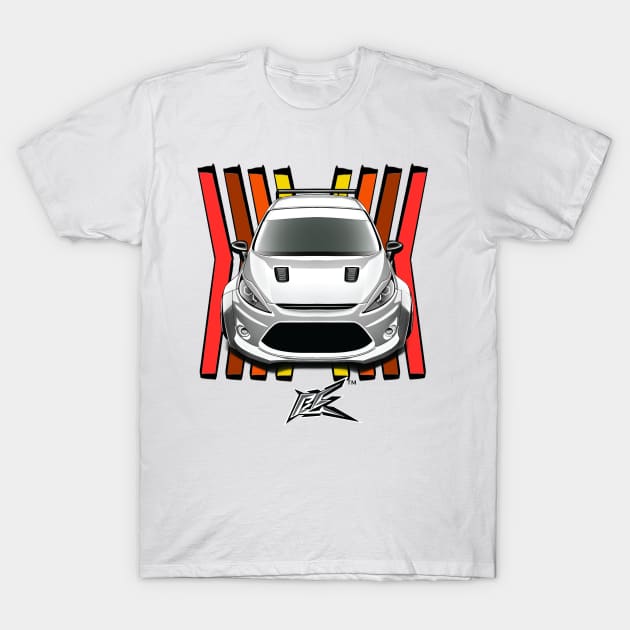 ford fiesta mk7 widebody T-Shirt by naquash